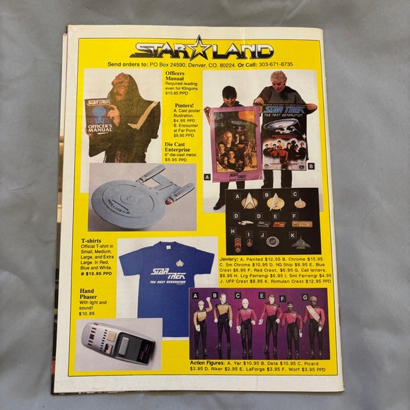 3/$20 Star Trek: The Next Generation Magazine - Picture 2 of 3